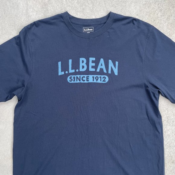 L.L. Bean Navy Blue T-Shirt - size L - Picture 2 of 6